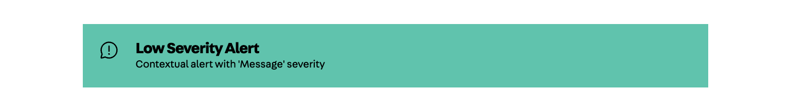 Alert Component (Alert - Contextual - Message) - Frontend