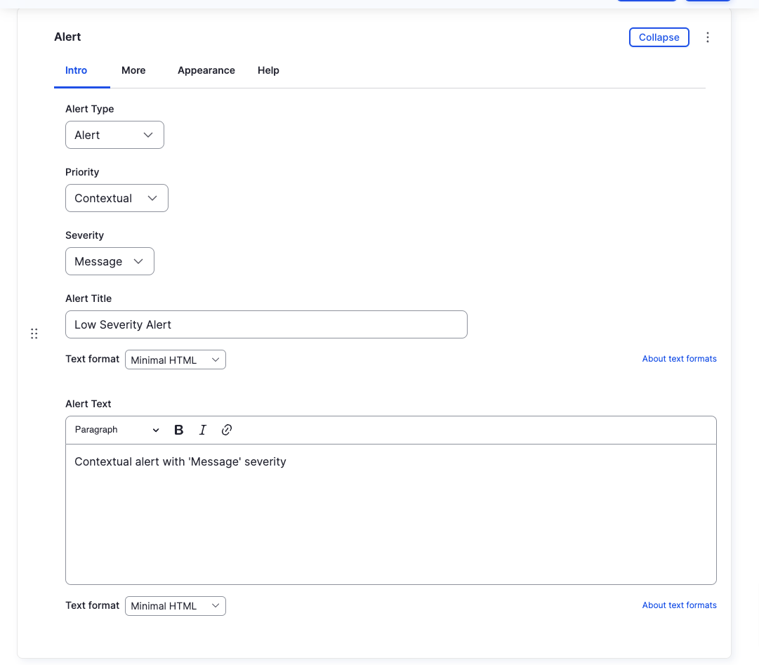 Alert Component - Intro (Alert - Contextual - Message) - Backend