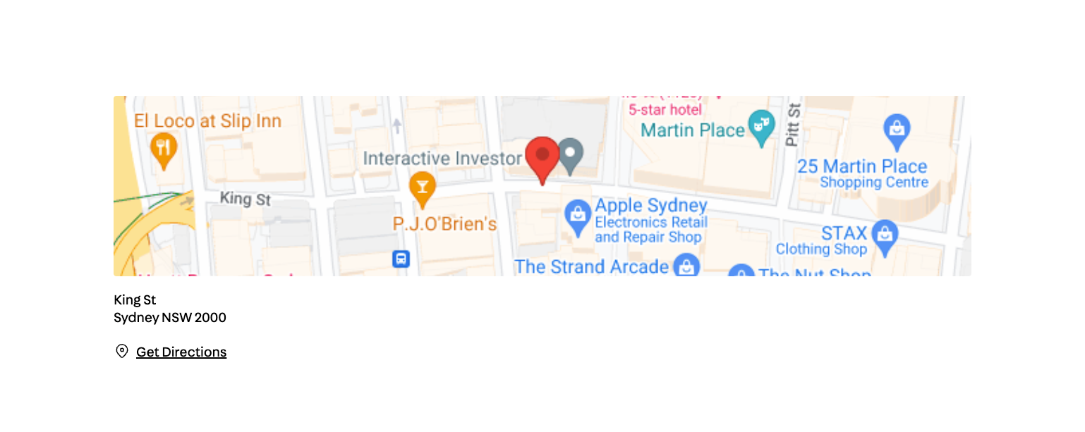 Location Component - Frontend